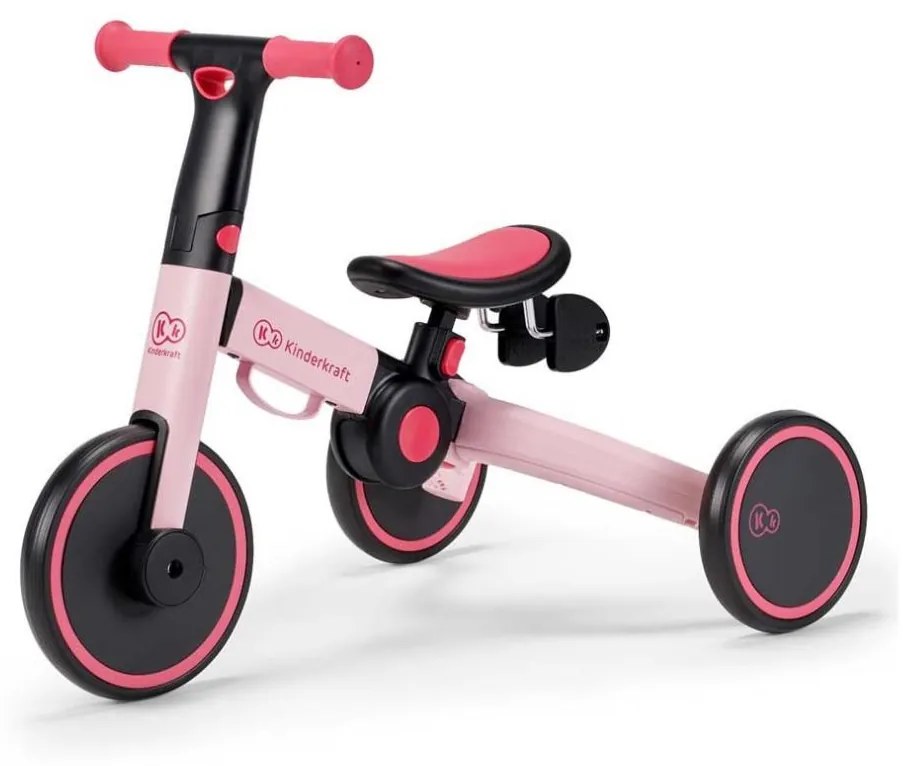 KINDERKRAFT - Детска триколка 3в1 4TRIKE розова