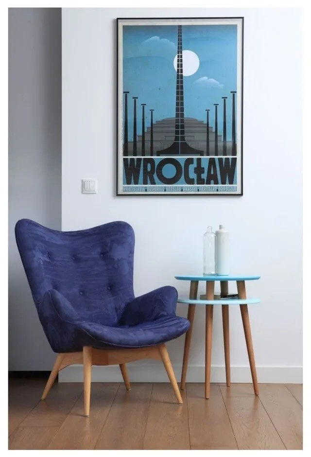 Графитно сива масичка за кафе UFO, Ø 45 cm - Ragaba