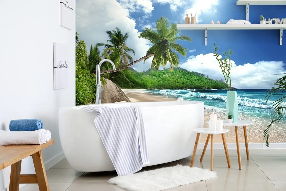 Фототапет – Красива плаж на остров Сейшели