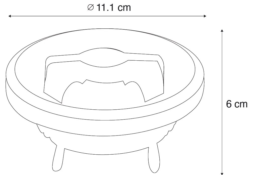 Комплект от 5 димируеми LED крушки G53 AR111 12W 600lm 2700K