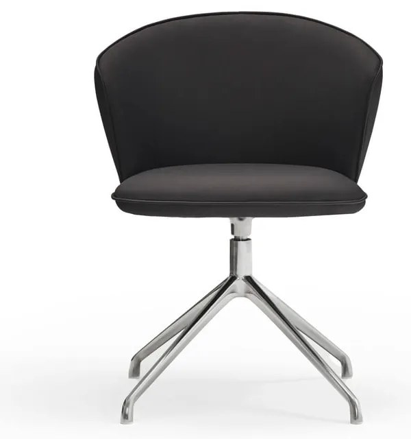 Черни тапицирани трапезни столове в комплект 2 бр. Add – Teulat