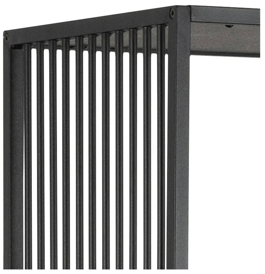 Черна библиотека от камък 85x185 cm Strington – Actona