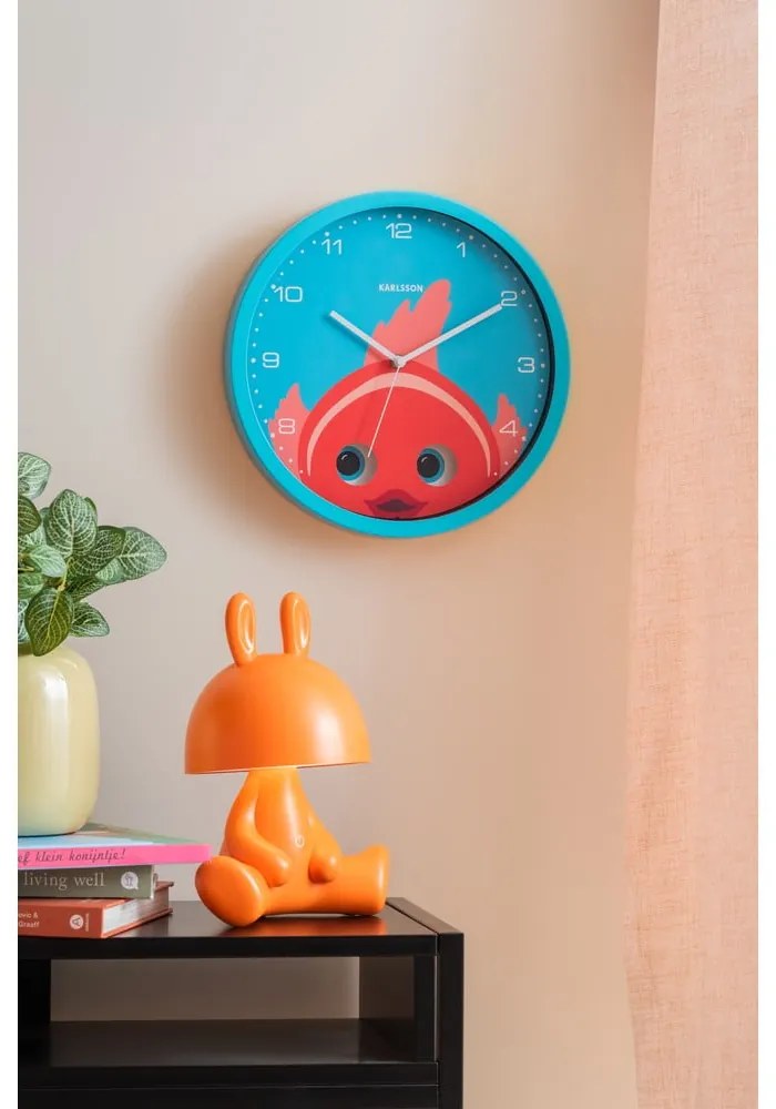 Детски часовник ø 31 cm Peekaboo Goldfish – Karlsson