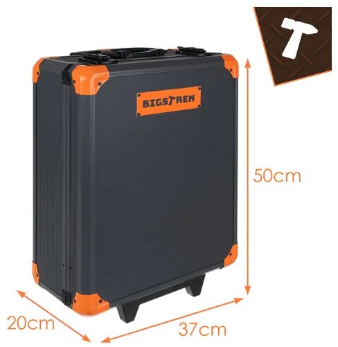 Комплект инструменти Bigstren от 1000 части в алуминиев куфар