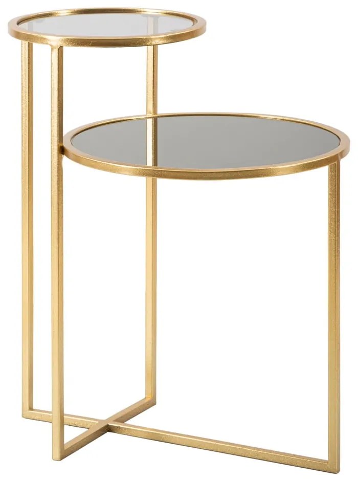 Кръгла масичка за кафе в златисто 40x50 cm - Mauro Ferretti