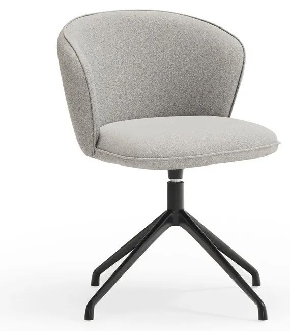 Светлосиви тапицирани трапезни столове в комплект 2 бр. Add – Teulat