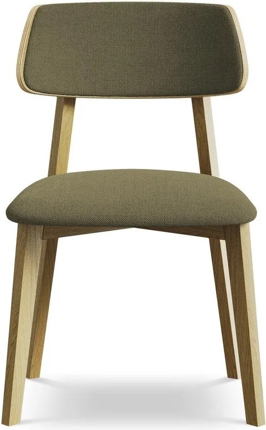 Зелен трапезен стол от масивна дървесина Niu – Makamii