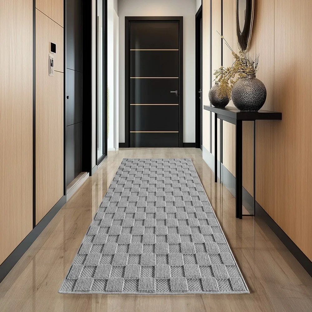 Сив килим 80x150 cm Helix 2203 – Ayyildiz Carpets