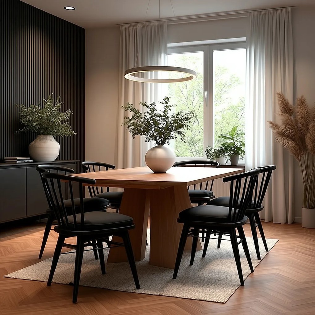 Дизайнерска висяща лампа бежова 60 см вкл. LED 3-степенно димиране - Girello