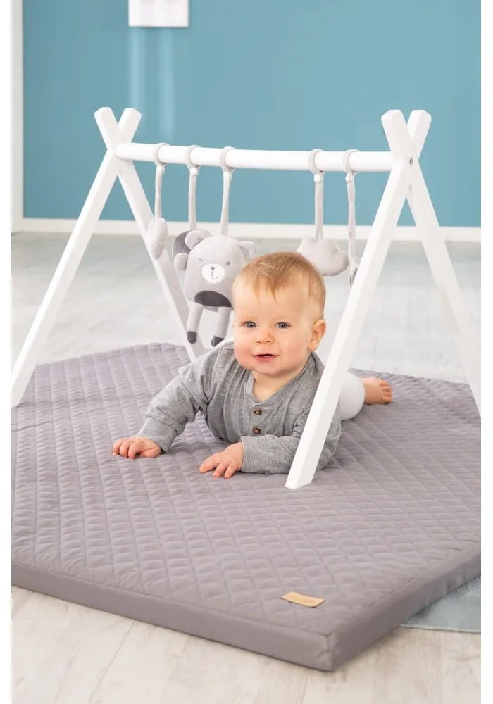 Тъмносиво детско килимче за игра 120x120 cm Style – Roba