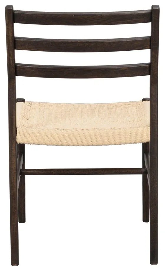 Трапезни столове в комплект от 2 бр. естествени/тъмнокафяви Harlan – Rowico