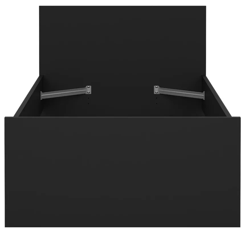 Черно единично легло 90x190 cm Naia – Tvilum