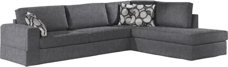 Ъгъл диван Must-Left-275φ 210β cm.-Gray