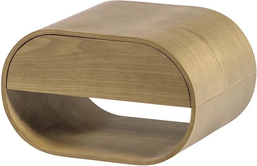 На няколко нива стенен рафт в естествен цвят 39 cm Momo – WOOOD