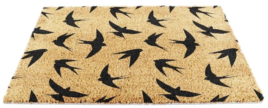 Изтривалка от кокосови влакна 40x60 cm Swallows – Artsy Doormats