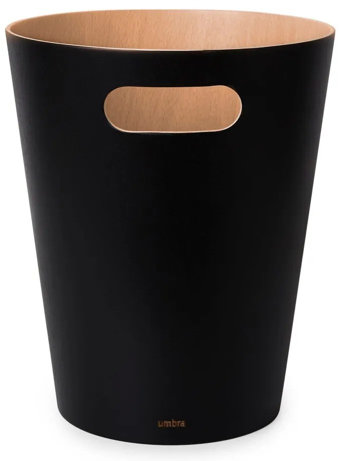Черно офис кошче за боклук 7,5 l Woodrow – Umbra