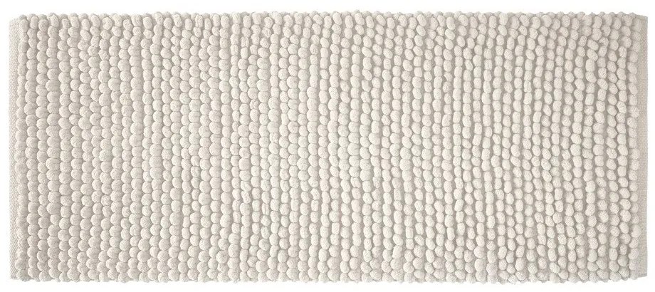 Бял килим за баня 50x120 cm Aspen Bobble – Bianca