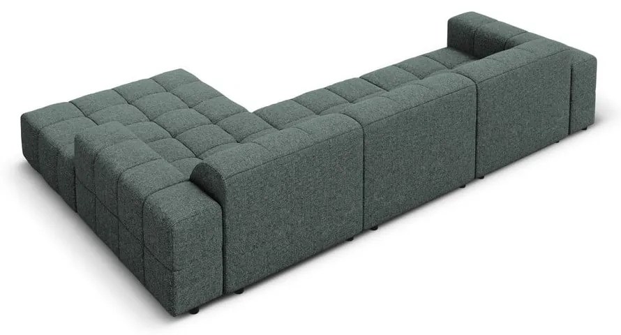 Тюркоазен ъглов диван (десен ъгъл) Chicago - Cosmopolitan Design