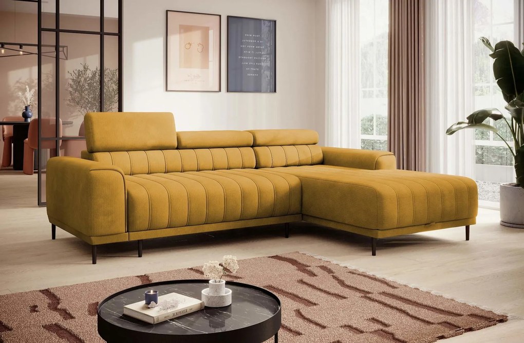 Ъглов Диван Caladon Mini-Moustardi-Right