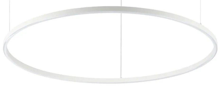 Ideal Lux - LED Пендел ORACLE SLIM LED/55W/230V 4000K Ø 90 см бял