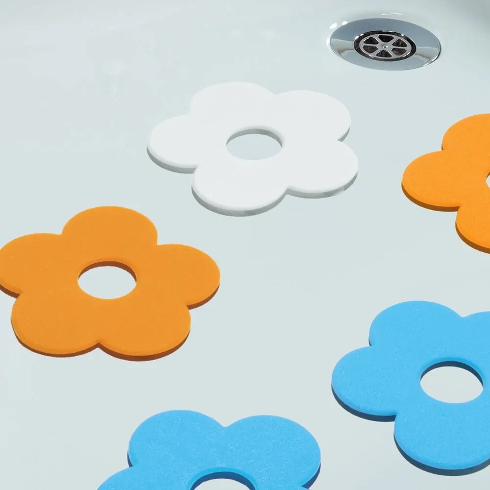 Детски противоплъзгащи подложки за вани в комплект от 5 бр. 12x11,5 cm Funky – Spirella