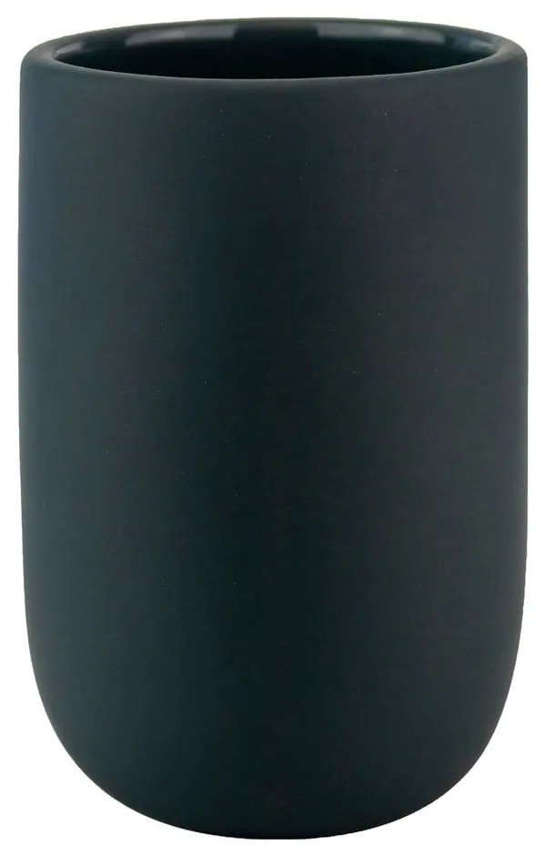 Антрацитна керамична чаша за четки за зъби Lotus – Mette Ditmer Denmark