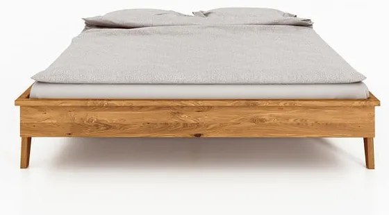 Дъбово двойно легло 200x200 cm Retro - The Beds