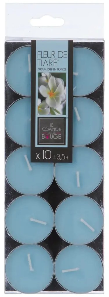 Комплект ароматни чаени свещи atmosphera Nina, 10 бр - Vanilla