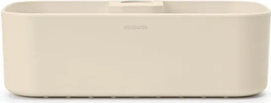 Органайзер за душ Brabantia ReNew 1006272, 7.5х13.3х24.4 см, Дъно с отвори за вода, Устойчивост на корозия, Бежов