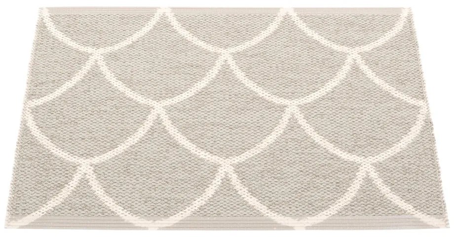 Кремав килим за открито и закрито 70x50 cm Kotte Linen – Pappelina