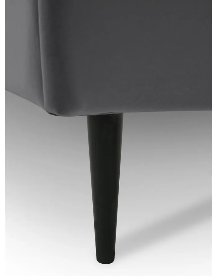 Сиво детско легло 90x200 cm Mercury – Scandic