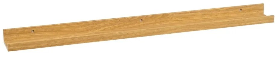 Рафт за картини от дъб в естествен цвят 100 cm – Casa Selección