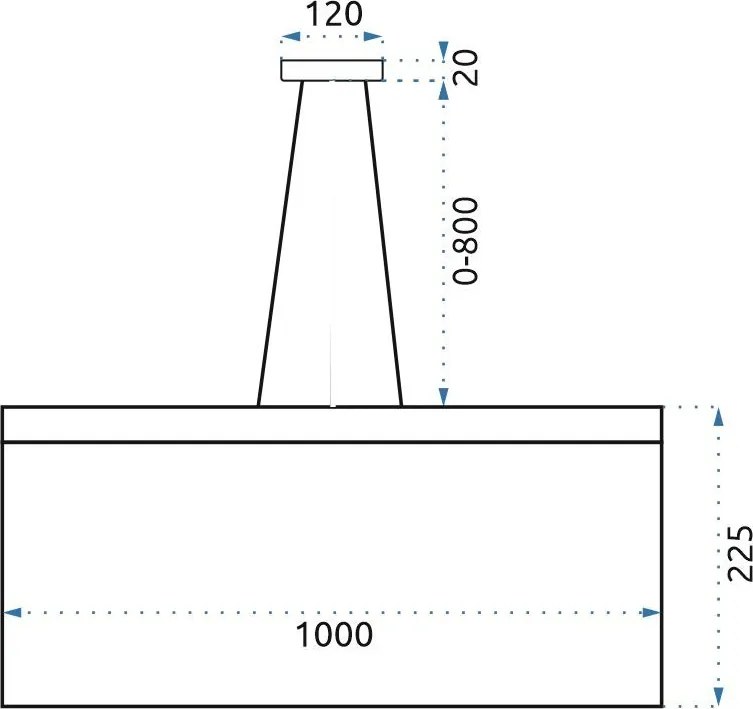 Пендел Glamour LED Chain APP891-CP