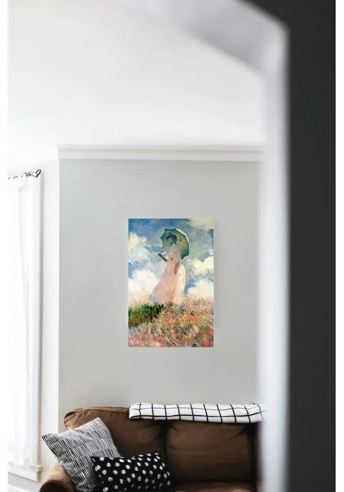 Репродукция на картина 30x45 cm Woman with sunshade - Fedkolor