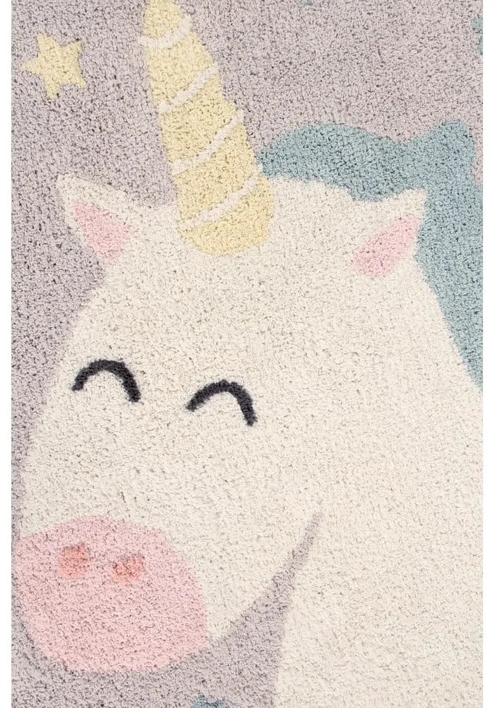 Памучен ръчно изработен детски килим подходящ за пране ø100 cm Believe in Yourself – Lorena Canals