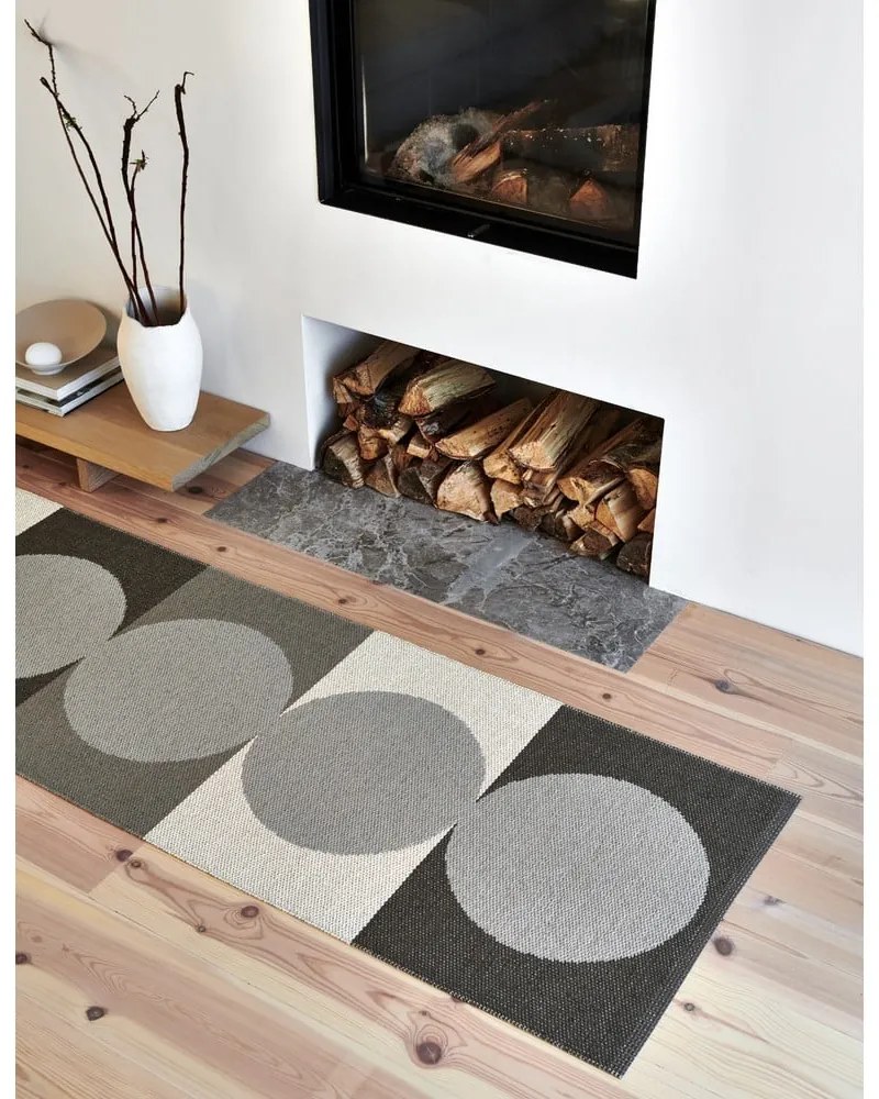 Сив и кремав килим за открито и закрито 70x140 cm Otto Clay – Pappelina