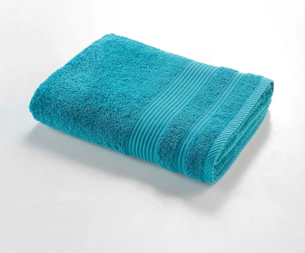 Синя памучна хавлиена кърпа от тери 70x130 cm Tendresse – douceur d'intérieur