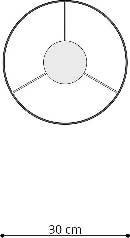 Бяло детско осветително тяло Puss – Sollux