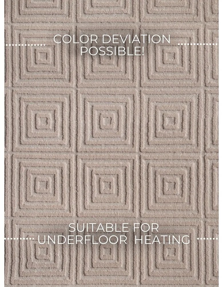 Бежова пътека 80x240 cm Perles Tourmaline – Elle Decoration