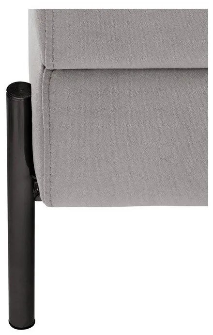 Светлосиво кресло Versailles – Ropez