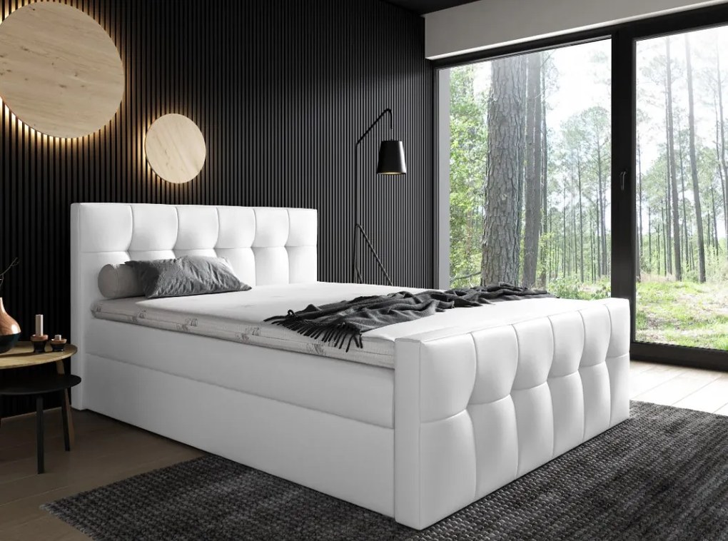 Тапицирано легло Malibu-Leuko-140 x 200