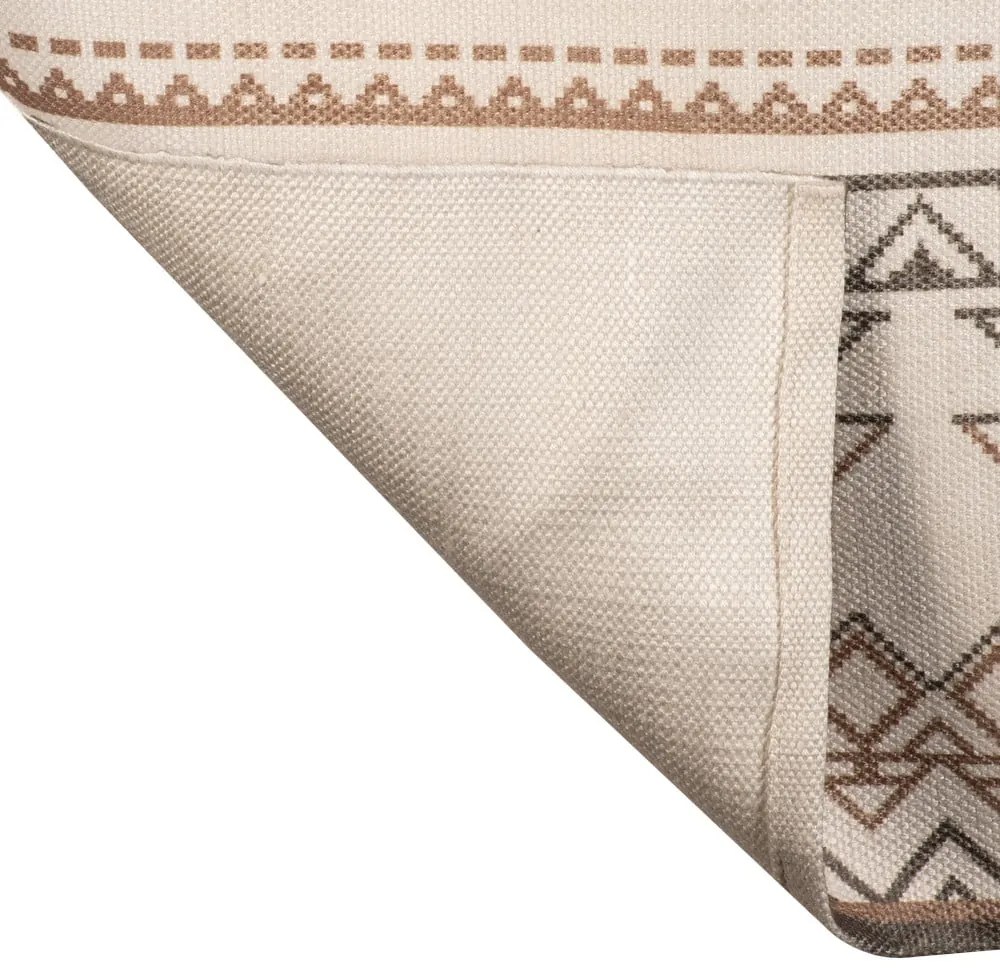 Бежов и кафяв двустранен килим за открито, изработен от рециклирана пластмаса , 120 x 180 cm Afra - Green Decore