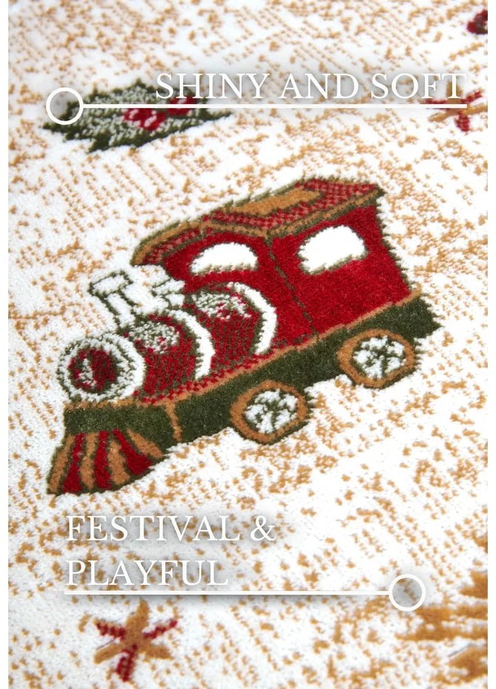 Червена пътека с коледен мотив със смес от памук 80x200 cm Toy's Delight Red Christmas – Villeroy&Boch