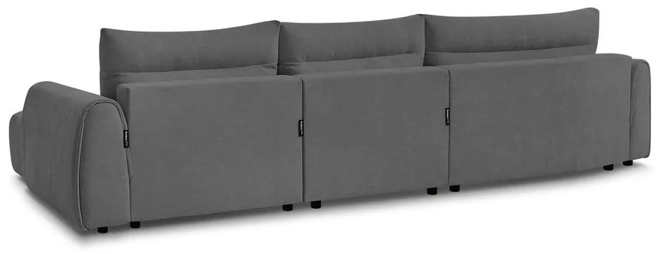 Сив ъглов диван Aden – Bobochic Paris