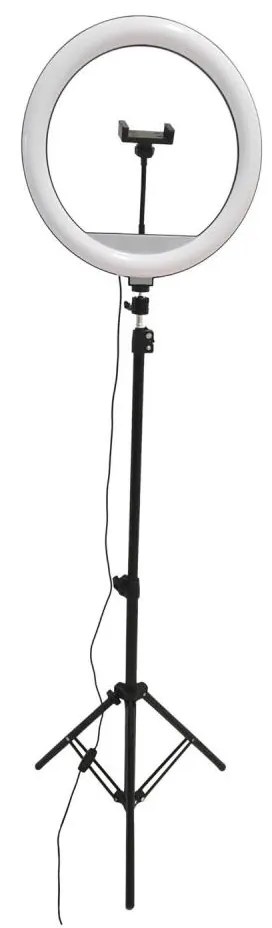 LED Димируема лампа със статив и държач за влогване LED/15W/5V 2700-6500K