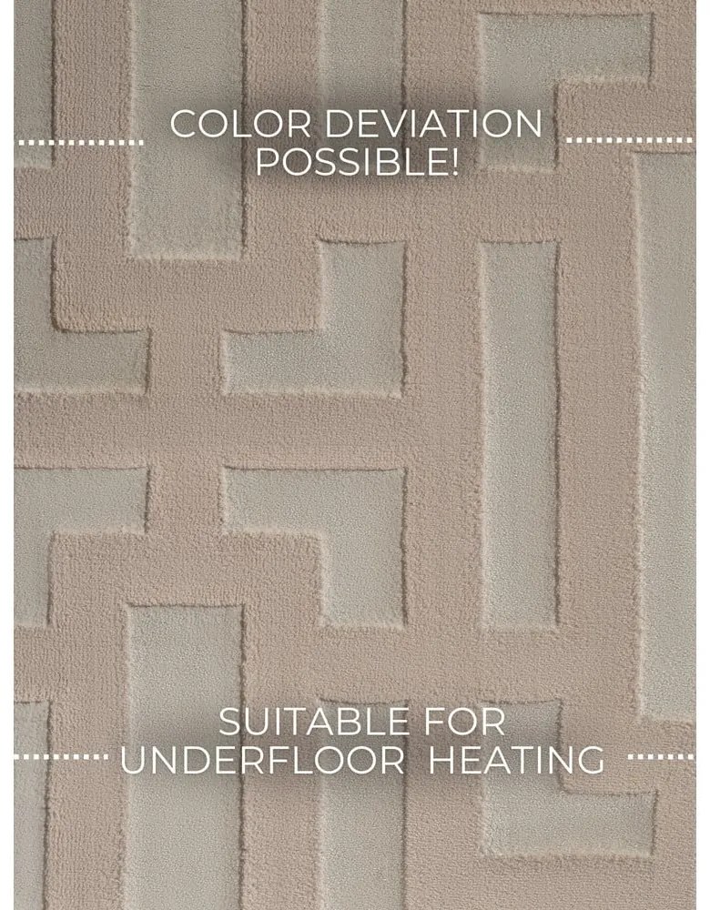 Бежова пътека 80x240 cm Perles Onyx – Elle Decoration