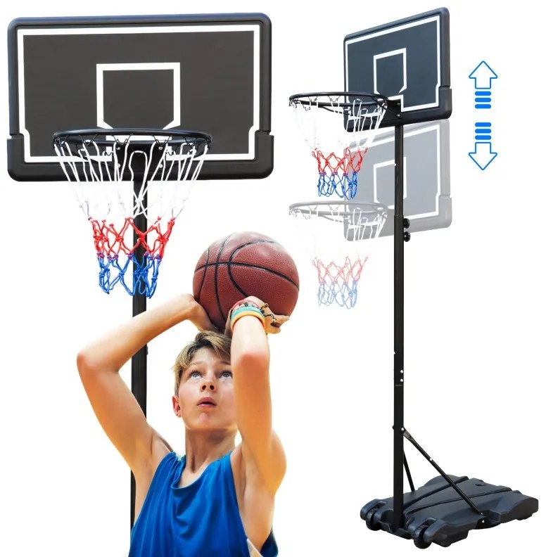 Баскетболен кош с регулируема височина 1,8 - 2,13 м