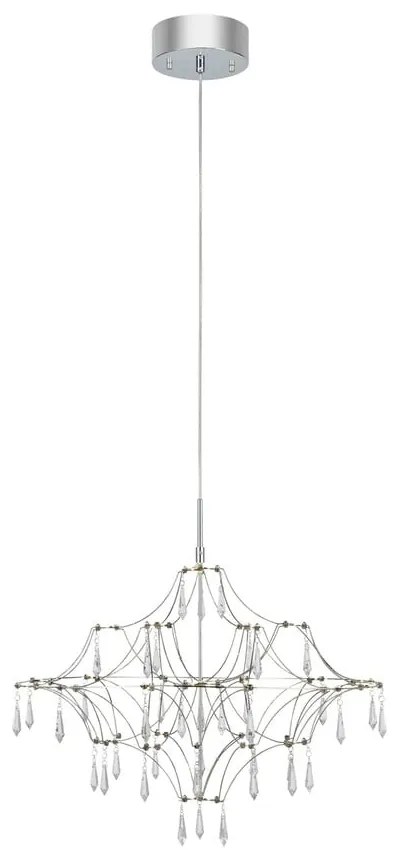 LED висящо осветително тяло в сребрист цвят ø 60 cm Efesos – Markslöjd