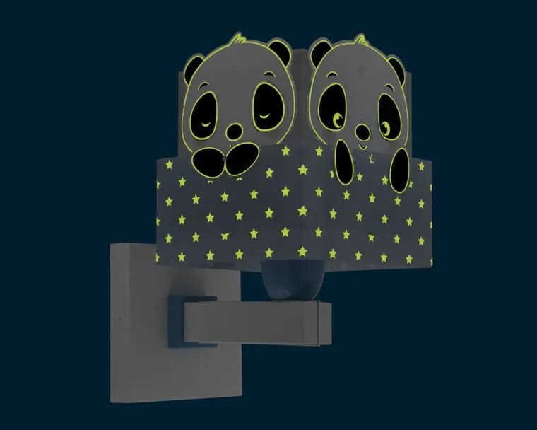 Стенна апличка Ango Panda-Blue