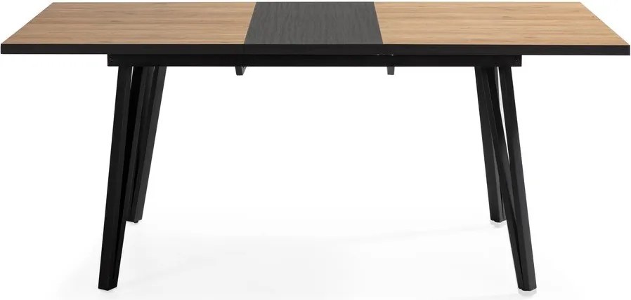 Маса за хранене с дъбов плот 90x140 cm Cleo - Marckeric